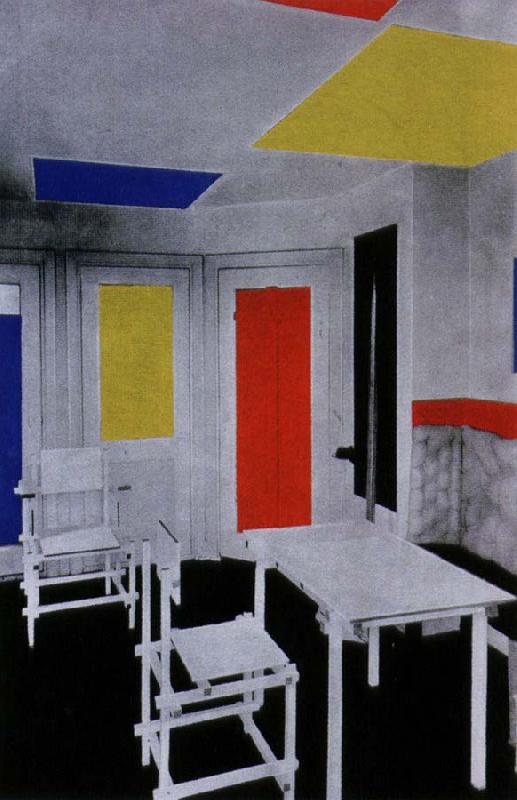 Piet Mondrian interior